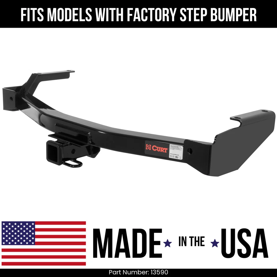 For 99-00 Dodge Ram 1500 Van Trailer Hitch Fits Models With Factory Step Bumper - Image 1 of 1