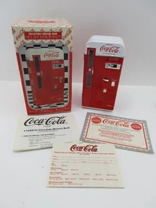 Rare Coca Cola Die Cast Metal Musical Bank - Plays Its The Real Thing - Video - Picture 1 of 15