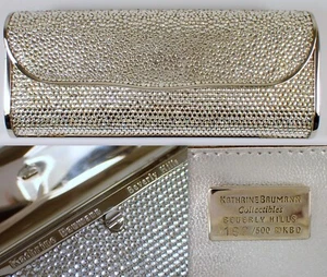 Cartera sin asas de colección Kathrine Baumann Beverly Hills con borde con volantes de cristal - Imagen 1 de 18