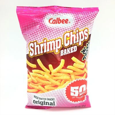 Calbee Shrimp Chips Baked, Original 4 oz - Image 1 of 3