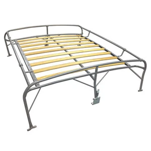 Roof Rack Silver with Wood Slats for 49-79 Beetle 15-2012-0 031T1R1 - Picture 1 of 3