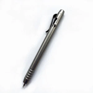 Pluma de dibujo práctica portátil TC4 titanio pluma de bolsillo ligera bolígrafo de dibujo - Imagen 1 de 9