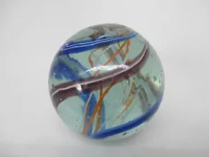 Große Lauscha Glas Murmel Old XXL Swirl Marble 4,3 cm - Bild 1 von 15