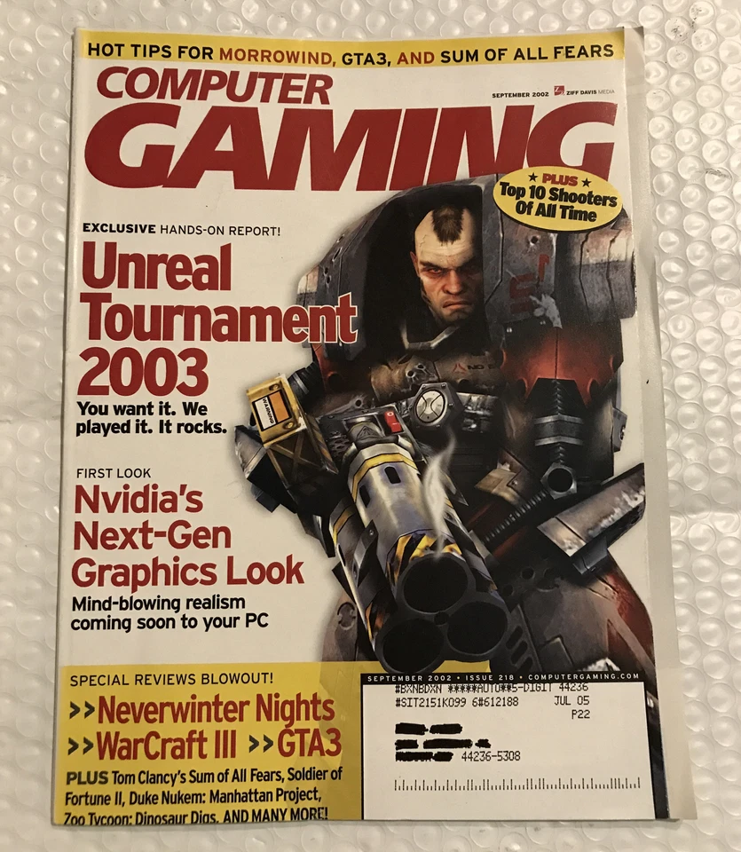 Computer Gaming Magazine Sept. 2002 No.218  - Image 1 of 1