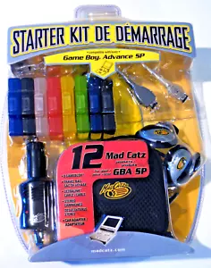 Mad Catz Starter Kit FOR Game Boy Advance SP: Cases, Link Cable, Headphones -New - Picture 1 of 14