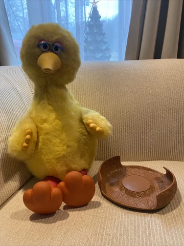 Vintage 1986 Ideal Big Bird Story Magic Sesame Street Cassette Player Works Cover