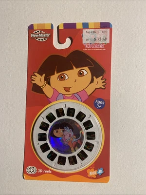 Dora the Explorer 3D View-Master 3 Reel Packet SEALED - Image 1 of 4