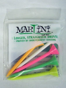 Martini Golf Tees (3.25", Multi Color, 5 pk) USGA Conforming NEW - Picture 1 of 1