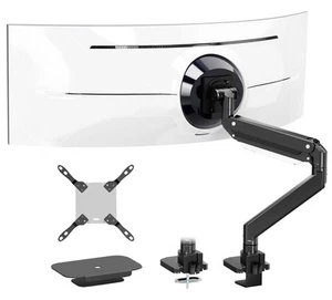 17-57 Inch Ultrawide Monitor Arm and TV Desk Mount,up to 59.4 lbs, Premium Al... - Picture 1 of 9