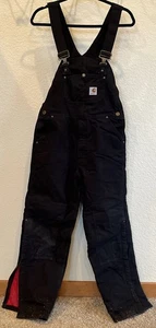 Mono Carhartt Vintage Para Hombre 32x29 Aislado Babero Carpintero Doble Rodilla R02 Negro - Imagen 1 de 14
