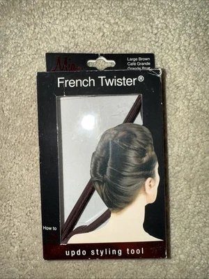 DAMAGED BOX Mia French Twister Updo Styling Tool Twist Bun Maker Large Size - Image 1 of 2