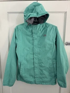 The North Face Jacket Girls XL 18 Blue Dryvent Hooded Waterproof Hiking Light - Picture 1 of 8