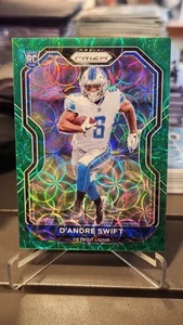2020 Panini Prizm D'Andre Swift Green Scope Prizms RC SP #358 - Picture 1 of 3