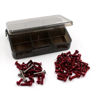 Yeah Racing 7075 Aluminum & Titanium Screw Assorted Set For TT-02 #TSAS-0045RD - Picture 1 of 2