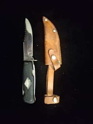 Cuchillo fijo y plegable Boy Scout alemán de los años 50 de Decora-Solingen 100 106 Foto 1 de 4