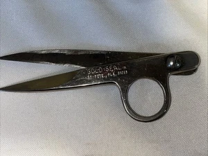 Gold Seal Sewing Thread Snips Nippers Nickel Plated 104 Cutters - Picture 1 of 11