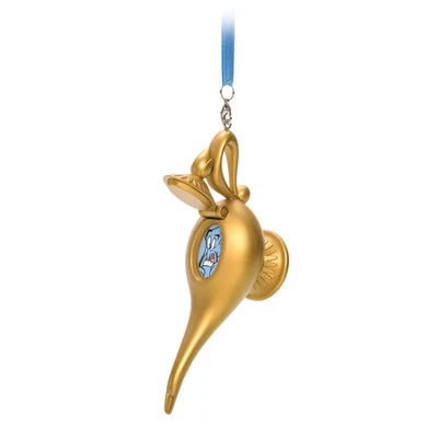 Disney Parks la lámpara y el genio de Aladdin adorno de Navidad nuevo con etiquetas Foto 1 de 3