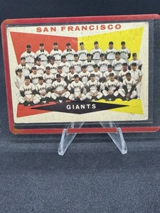 1960 Topps Set-Break #151 San Francisco Giants Team VG-VGEX - Imagen 1 de 2
