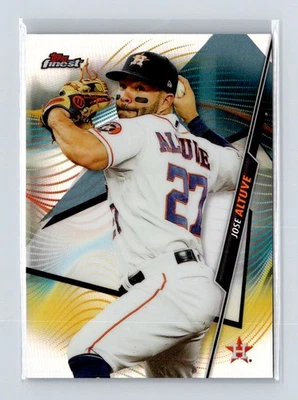 2020 Finest Refractor #82 Jose Altuve Houston Astros - Image 1 of 2