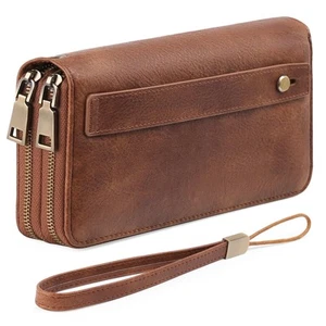 Wallet for Women Clutch RFID Blocking Leather Wristlet Purse Large Capacity C... - Picture 1 of 8