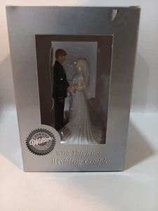 Wilton With This Rjng Cake Topper Wedding Vintage 5in - Picture 1 of 3