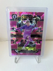 Thomas Kaminski Pink Prizm Rookie Cars Luton Town 23/24 Panini Select Prem - Picture 1 of 4