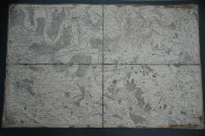 Carte géographique XVIII°siècle de Rouen à Vernon Normandie Cours de la Seine - Imagen 1 de 2
