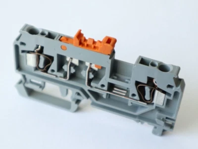 WAGO   2-Leiter-Trenn-und Messerklemme/ 280-870 - grau - 2,5 mm² - NEU - Bild 1 von 4