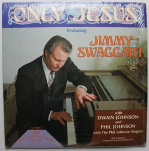 JIMMY SWAGGART ONLY JESUS LP 12" VINYL RECORD GOLDEN GOSPEL PIANO - Picture 1 of 2