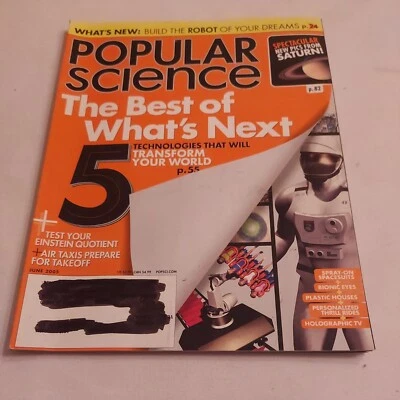 2005 June, Popular Science Monthly Magazine, Build Robot Of Your Dreams (CP165)  - Image 1 of 3
