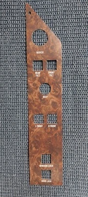 1976 Lincoln Continental Mark IV Driver's Switch Housing Vinyl Restoration Decal - Image 1 of 3