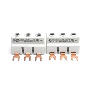 Lot of 2 Moeller BK25/3-PKZ0 PKZ/PKE Extension Terminal Block, 690V 63A - Picture 1 of 5