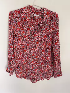 EQUIPMENT FEMME Floral Silk Blouse Size XL - Picture 1 of 6