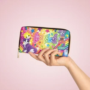Lisa Frank Zipper Wallet - Picture 1 of 5