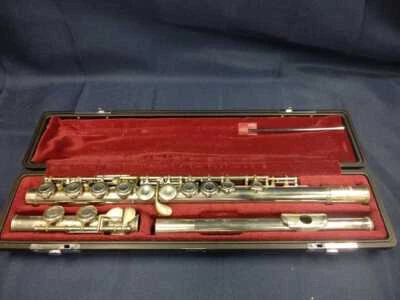 YAMAHA Flute Yfl-211 Silver Plating w/ Hard Case Used Musical instrument Nikkan - Image 1 of 4