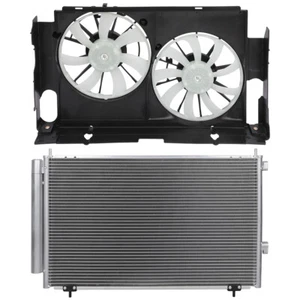 Electric AC Condenser Cooling Fan Kit For 2013-2018 Toyota RAV4 2.5L 2494CC l4 - Picture 1 of 14