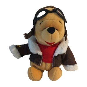Disney Winnie the Pooh 6" Sitzsack Plüschtier - Pilot Puuh - Bild 1 von 2