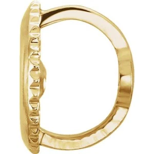 2 pcs 0.041" 14K Yellow Gold Screw On Threaded Earring Back 6.4mm Pad - Picture 1 of 2