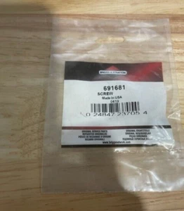 Briggs & Stratton OEM Screw P/N 691681 - Picture 1 of 2
