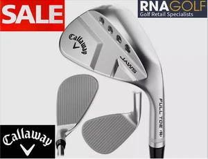 Callaway Full Toe Wedge Spinner Wedge Steel Shaft BLACK & CHROME Various Lofts ° - Picture 1 of 13
