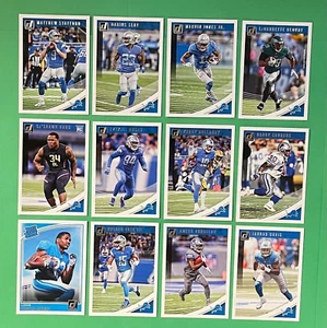 2018 PANINI DONRUSS FOOTBALL DETROIT LIONS TEAM SET (12 CARDS) - Picture 1 of 1