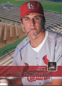 2003 Upper Deck DENNIS DOVE Signed Card autograph AUTO RC CARDINALS - Picture 1 of 1