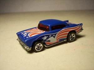1976 Mattel Hot Wheels '57 Chevy rot weiß blau American Eagle - Bild 1 von 5