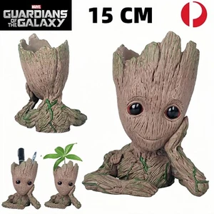 15CM Groot Flowerpot Action Figures Model Pen Holder PVC Cute Decor Toys Gifts - Picture 1 of 8