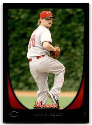 2011 BOWMAN TRAVIS WOOD CINCINNATI REDS #84 - Image 1 of 2
