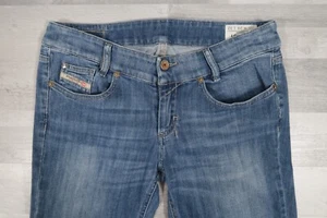 Pantalones de mezclilla Diesel Louvely elásticos azules para mujer W29 L33 lavado 0065S - Imagen 1 de 14