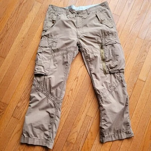 Polo Ralph Lauren Pantalone Uomo 36" Tan Cargo Militare Tattico Surplus Fit RL067 - Foto 1 di 17
