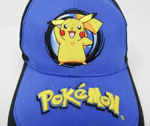 Gorra de béisbol vintage 2004 Pokemon Pikachu Y2K con correa talla juvenil Master Quest - Imagen 1 de 6