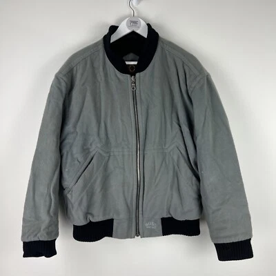 Vintage Hugo Boss Wool Cashmere Brown Bomber Jacket Coat Size 50 1980s (61) - Image 1 of 4