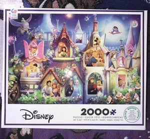 2000 Piece Jigsaw Puzzle Ceaco Disney PRINCESS CASTLE HAPPILY AFTER  38”X26” NIB - Bild 1 von 6